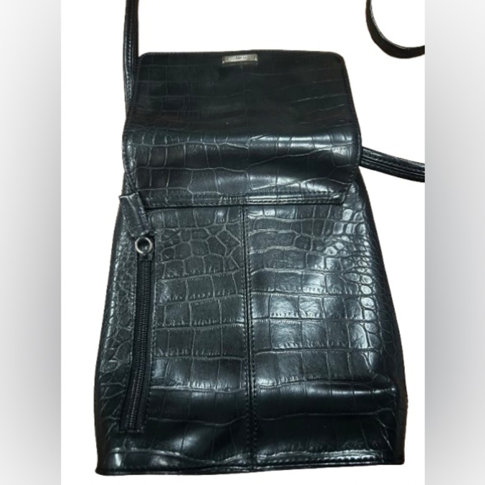 Nine West Accessories Women’s Black Faux Leather Crossbody Bag - Picture 9 of 14